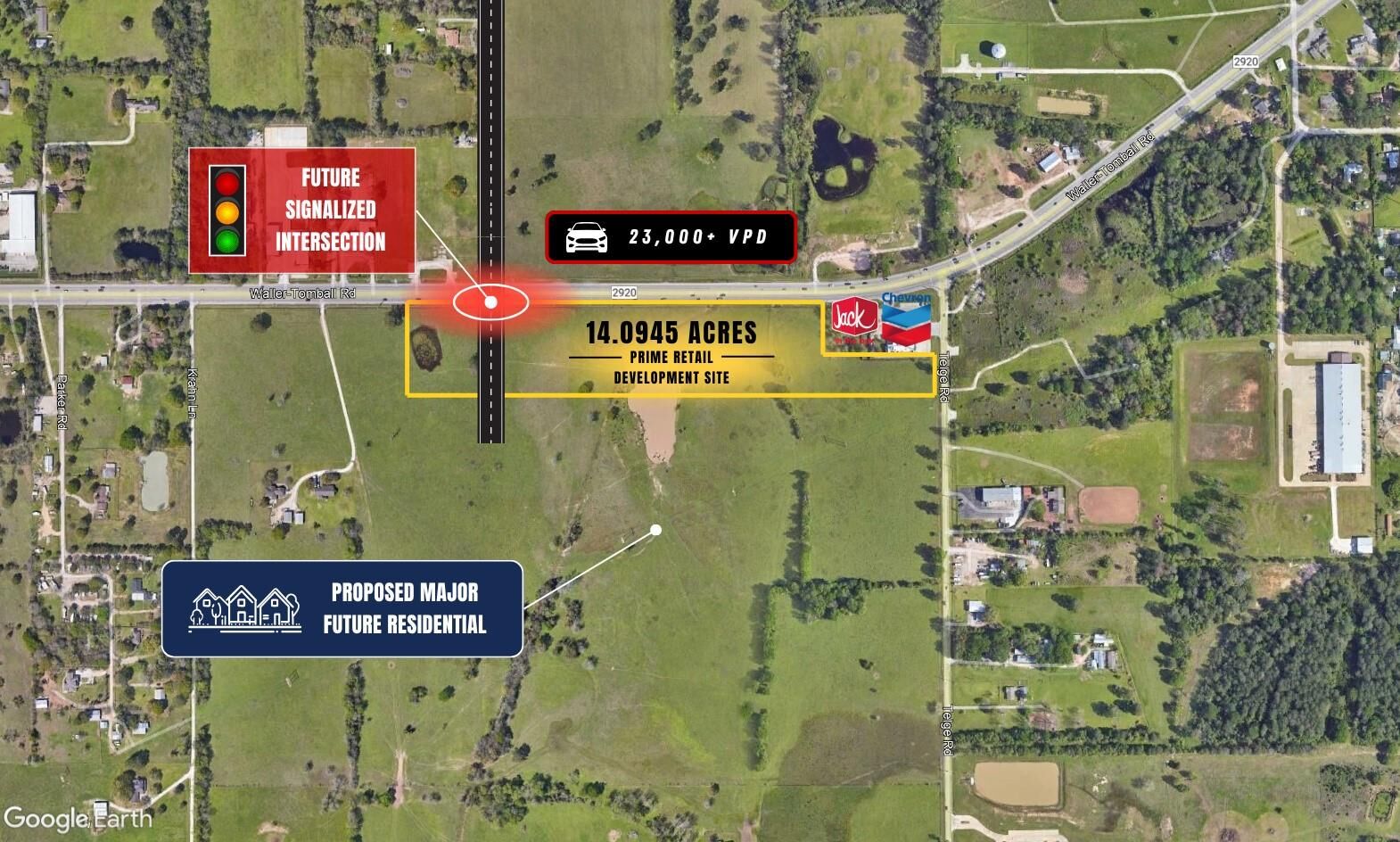Property Photo: 21103 Telge Road TX 77377