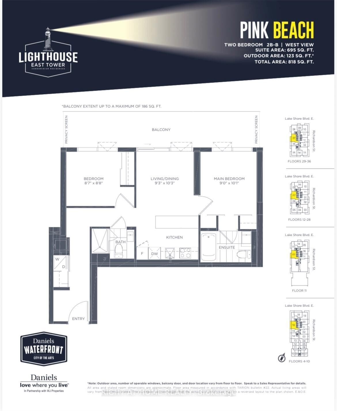 Property Photo: 20 Richardson Street 2807 ON M5A 0S6