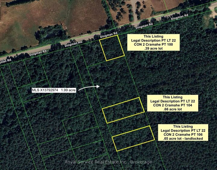 Property Photo:  100, 104, And 106 Dingman Road  ON K0K 1M0 