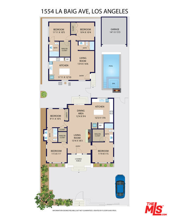 Property Photo: 1554 La Baig Ave CA 90028