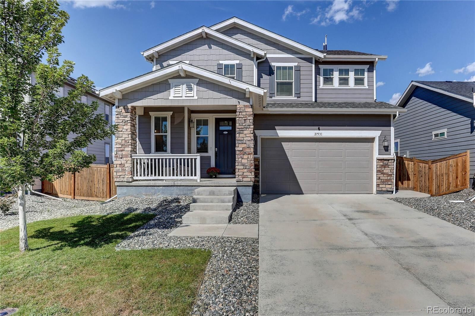 Property Photo: 27531 E 7th Drive CO 80018