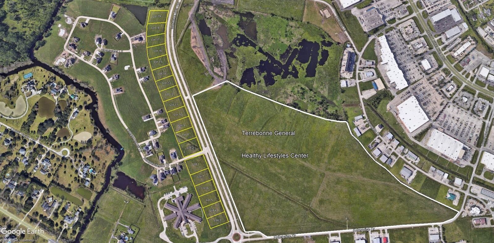 Property Photo:  Lot 16 Westside Extension  LA 70360 