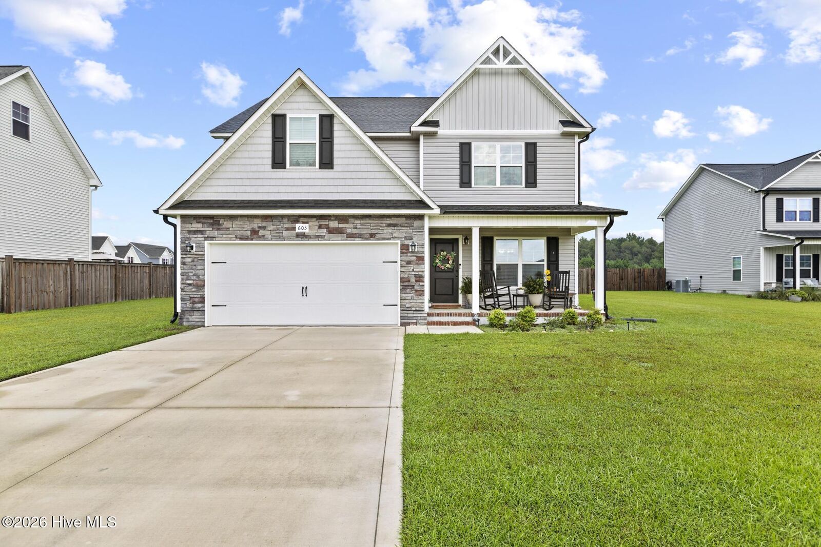 Property Photo:  603 Sweet Broom Court  NC 28539 