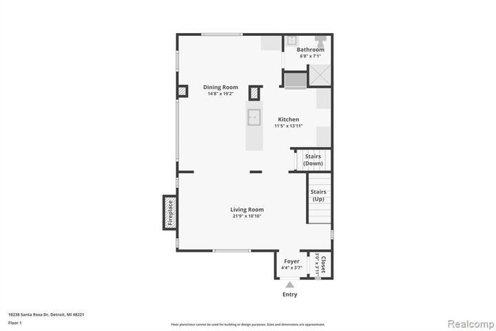 Property Photo:  18238 Santa Rosa Drive  MI 48221 2243 