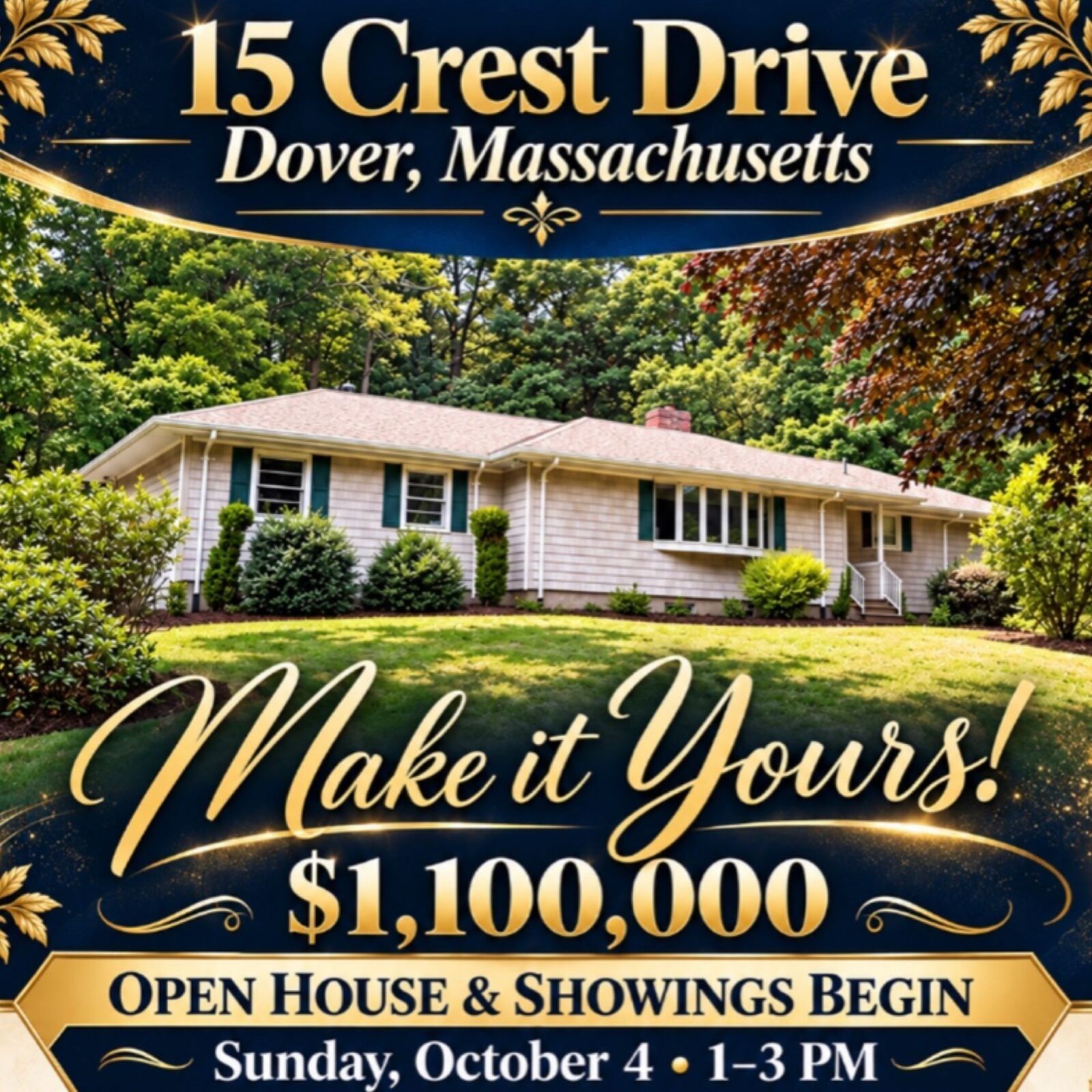 Property Photo:  15 Crest Dr  MA 02030 