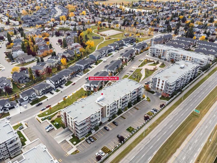 Property Photo:  300 Harvest Hills Place NE 112  AB T3K 2P4 