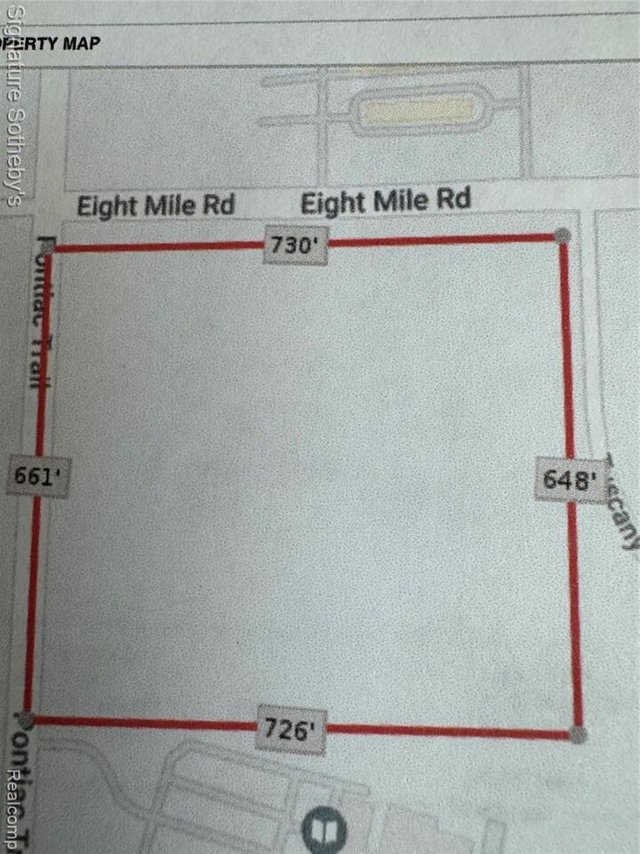 Property Photo: 000 Eight Mile Road MI 48178