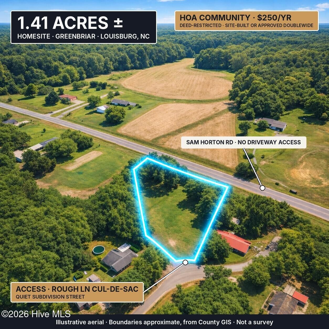Property Photo: 0 Rough Lane NC 27549