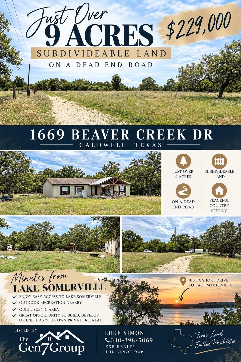 Property Photo:  1669 Beaver Creek Circle  TX 77836 