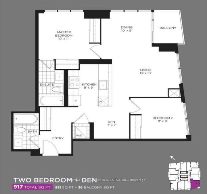 Property Photo:  4011 Brickstone Mews 4010  ON L5B 0G3 