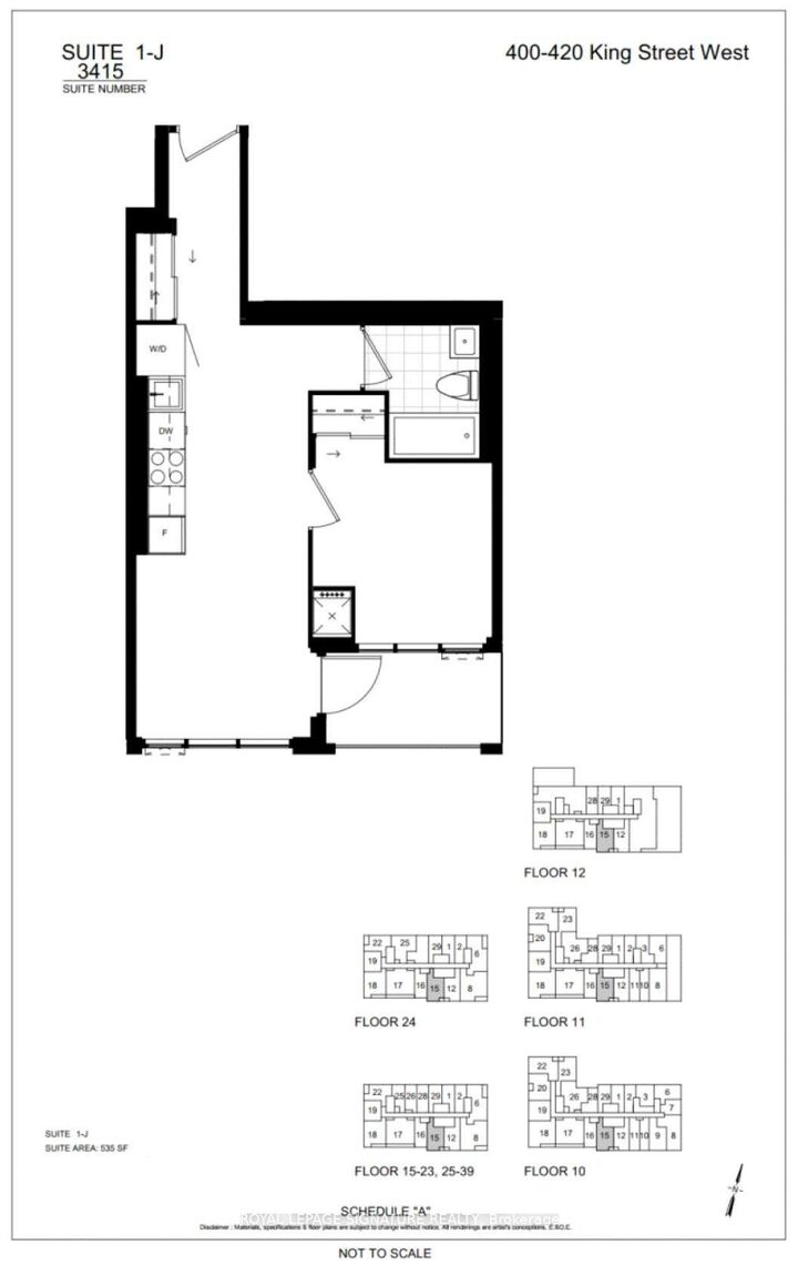 Property Photo: 400 King Street W 3415 ON M5V 0X8