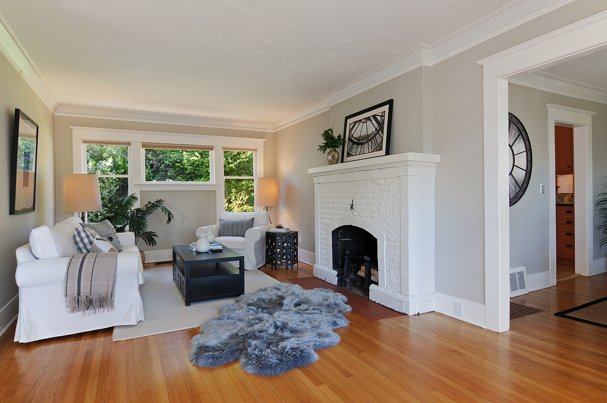 Property Photo: Living room, dining room, kitchen 3609 Bagley Ave N  WA 98103 