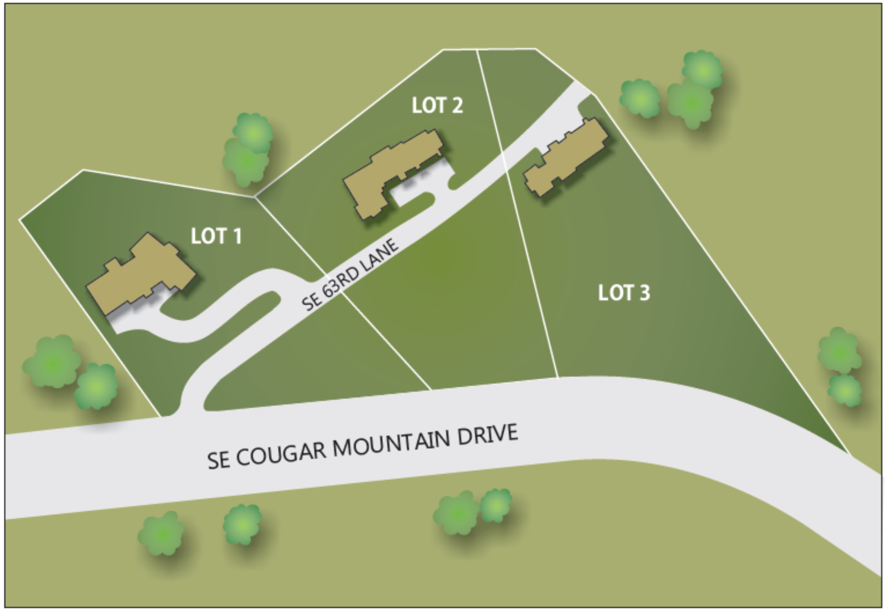 Property Photo: Plat map 17212 SE 63rd Lane Lot 3 WA 98006