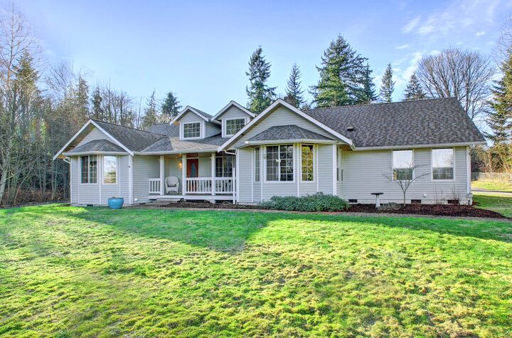 Property Photo: Custom ramber with huge shop and large garage 1408 99th Ave SE  WA 98258 