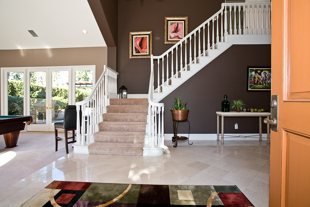 Property Photo: Entrance, office and powder room 1805 148th St SE  WA 98012 