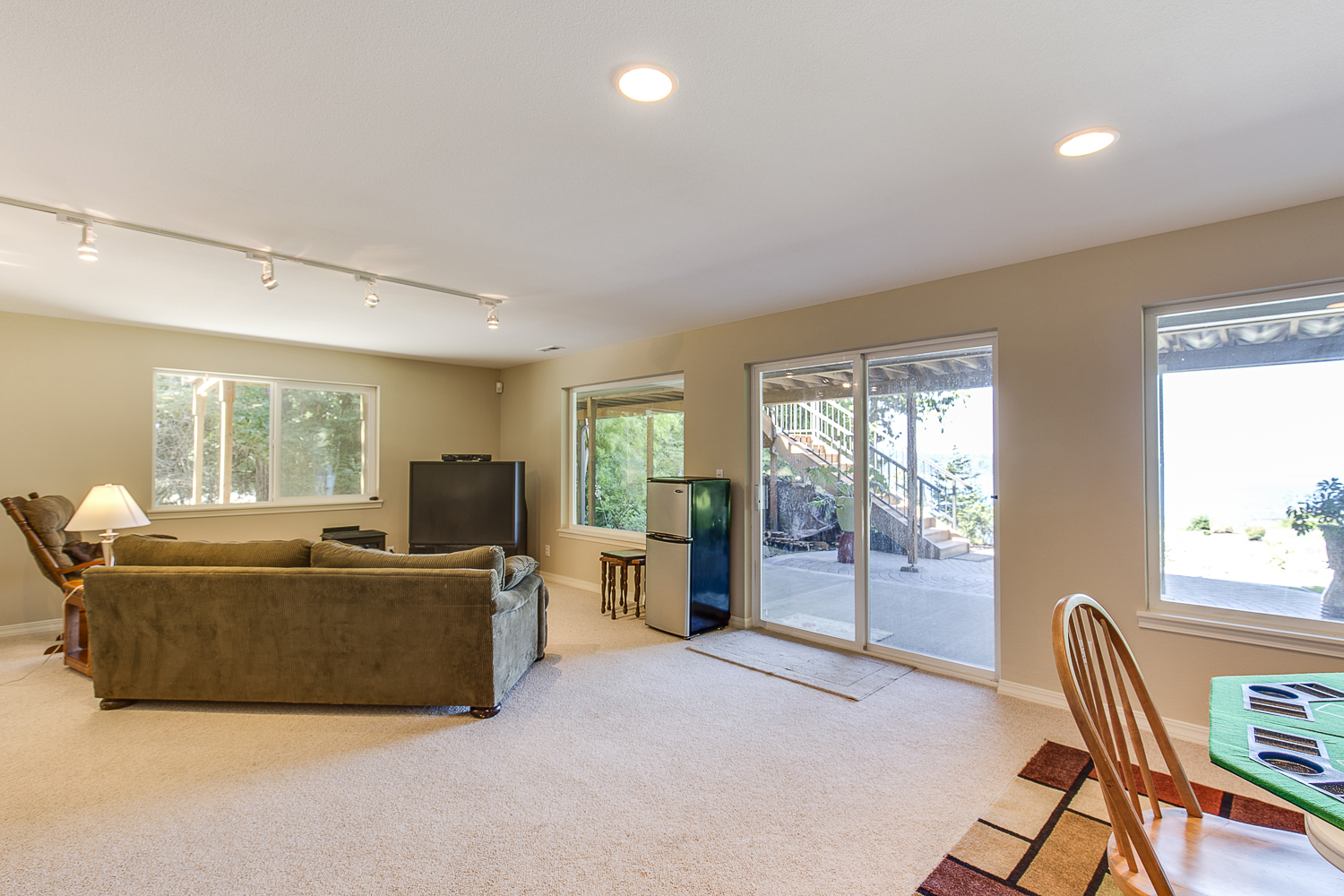 Property Photo: Lower level interior of home 10927 Warren Rd NW  WA 98383 