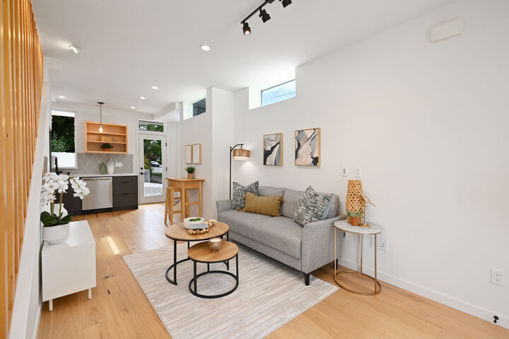 Property Photo: Living/Dining Room 6300  26th Avenue NW  WA 98107 